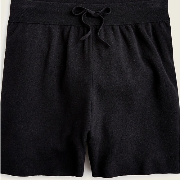 J. Crew Drawstring silk-blend sweater-short Black Size L - Picture 2 of 3